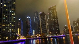 ДУБАЙ. ДУБАК В ДУБАЕ В ЯНВАРЕ. УЖИН В ЛОДКЕ ПО MARINA DUBAI.