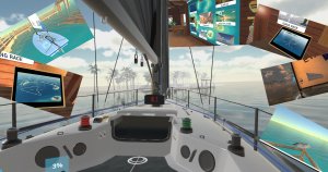 Парусная регата.Виртуальный симулятор.Regatta.The sailing game.VR