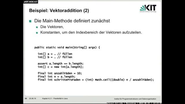 19: Monitore & Signalisierung, Wait-Notify, Parallele Algorithmen, Matrix Vektor Multiplikation смотреть онлайн