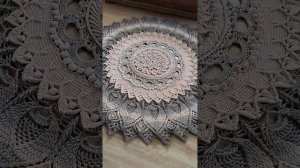 Ковёр ручной работы 195 см. Есть видео МК на ковёр Листопад 190см в диаметре, мк платный.