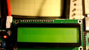 Тест работы LCD монитора 16х2 на плате MiCROTOOL_AVR