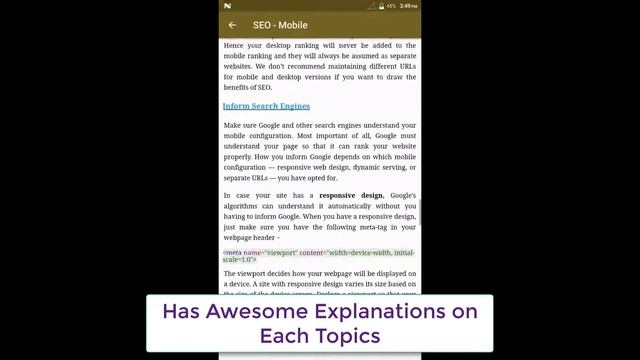 Search Engine Optimisation (SEO) Android App смотреть онлайн