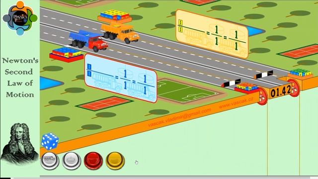 Newton's Second (2nd) Law of Motion - Virtual Lab смотреть онлайн