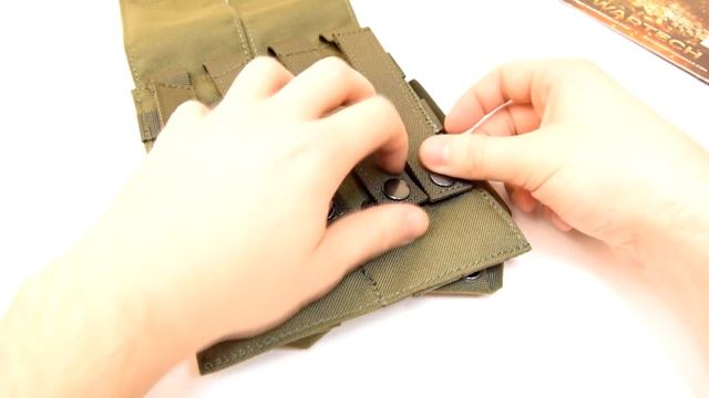 Подсумок WARTECH п/4 маг AK/РПК серия олива смотреть онлайн