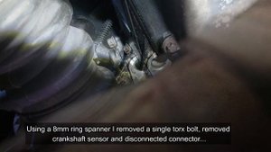 Opel Astra H Cranks. Sensor error P0335-29 "Crankshaft sensor circuit range/performance diagnostics