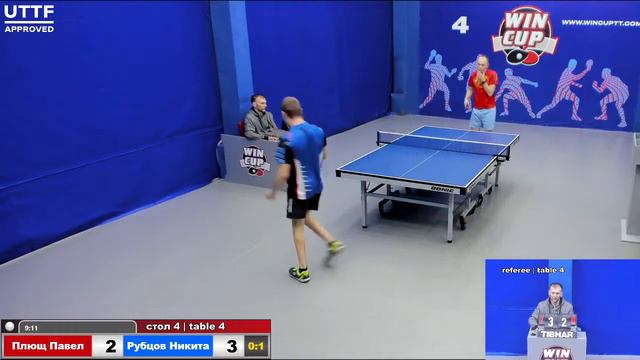 03:15 Плющ Павел 0-3 Рубцов Никита стол 4 Юг-4 27.03.21 смотреть онлайн