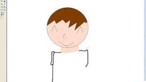 Уроки paint  рисуем человека