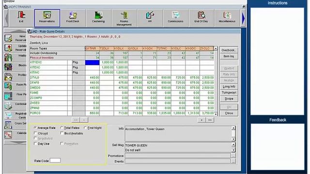OPERA | VLS515d: Selecting a Rate and Room Type in OPERA V5 смотреть онлайн