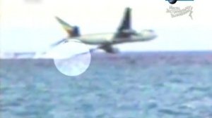 Видео падение самолета в океан