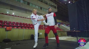 Вольфганг Черни и Оксана Домнина. Тренировка. Ледниковый период 2020. Фрагмент выпуска от 17.10.2020