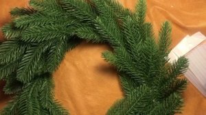 МК Рождественский венок своими руками
