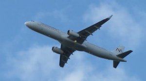 Взлет аэробуса А-321 авиакомпании "Almasria universal airlines", по маршруту Москва-Шарм-эль-Шейх