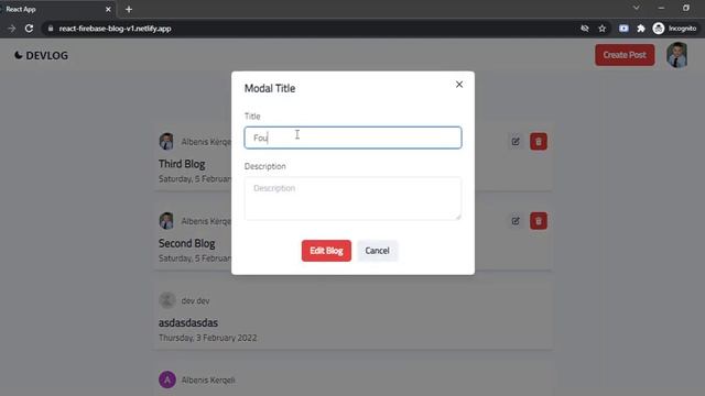 Blog App with React.js and Firebase ? #reactjs #javascript #webdevelopmen