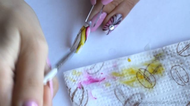 Акварельный дизайн ногтей гель-лаком. Маникюр акварелью | Watercolor Nail Art