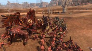 Skarbrand Has A Matched Combat Animation