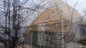 Жилая мансарда.Второй этаж.Реконструкция старой мансарды.