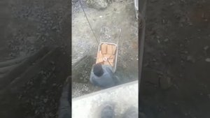 Механическое поднятие кирпича на 2ой этаж