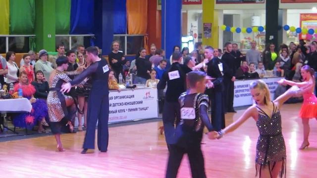 Paul Konrad & Zima Julia | Rumba 1/2 | Youth+Adults | Линия Танца 2016 смотреть онлайн