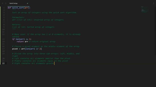 Quick Sort Code in Python | Sorting Algorithms | Python Coding Tutorial | Python Coding Interview
