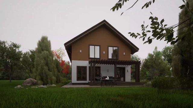 NF 157 - дом с эркером и балконом 9 на 11 метров. смотреть онлайн