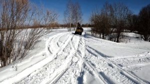 КВАДРОЦИКЛ ПО СНЕГУ!!!!!!!!