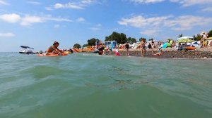 Замеряем водичку на рыбацком! Смотрим только на  море! 03.08.3033.?ЛАЗАРЕВСКОЕ СЕГОДНЯ?СОЧИ.