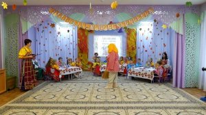 Осенний утренник в фольклорном стиле "Осенние посиделки" с элементами интеллектуальной игры