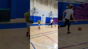 Подвижная игра с элементами баскетбола