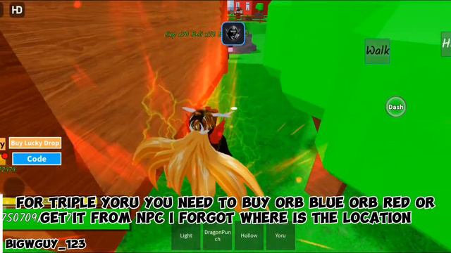 [ROCK FRUIT SHOWCASE + TUTORIAL] How to get triple yoru in rock fruit смотреть онлайн