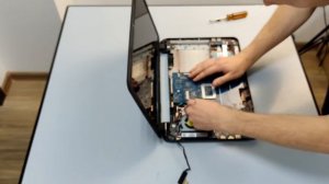 Полная разборка ноутбука HP 15-G001SR Complete disassembly of the HP 15-G001SR laptop