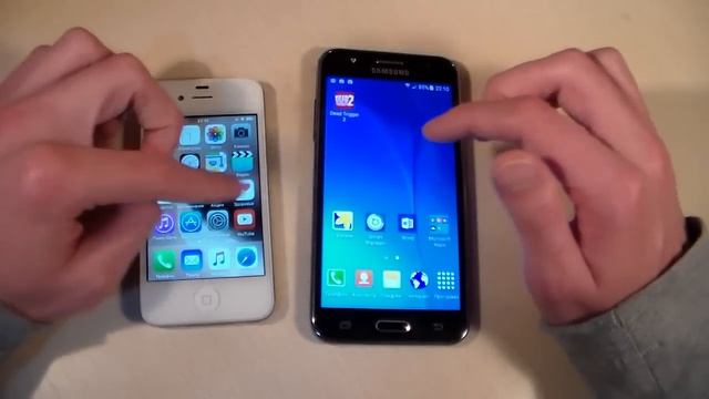 Сравнение: Samsung Galaxy J5 VS iPhone 4S смотреть онлайн