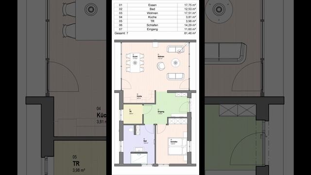 2D Floor Plan | Small House Design 14