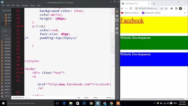 Styling Links in CSS | CSS Links | CSS Hyperlink | with mujtaba fatih zareen CSS Tutorial 20 смотреть онлайн