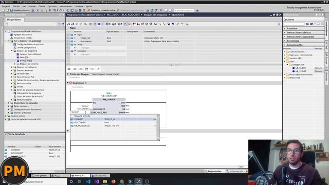 MB SERVER S7 1200✅ ▶ Comunicación Modbus TCP/IP en Siemens con TIA Portal (TUTORIAL en ESPAÑOL) ?? смотреть онлайн