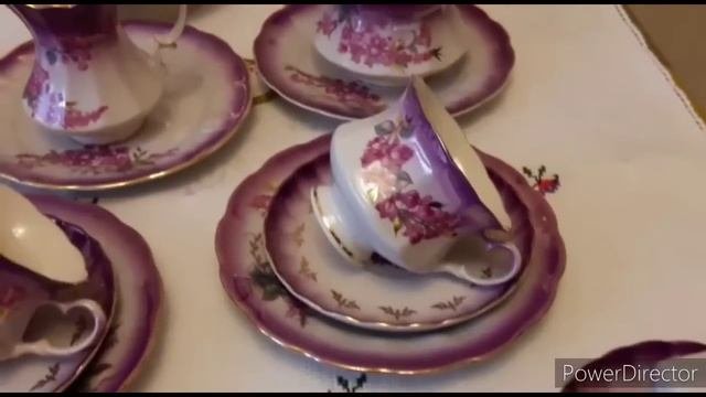 Фарфор СССР мне принесли домой за 500 р. Роскошь фарфора от Коростень. Сервизы.