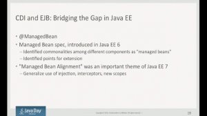 【2 4】CDI and EJB - Java EE alignment and strategy