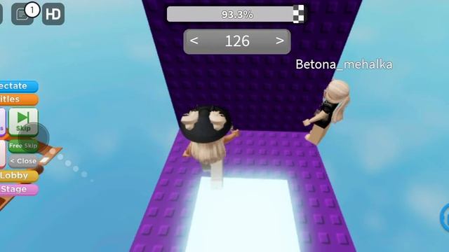 how to pass stage 126 in no jumping dificulty chart obby смотреть онлайн