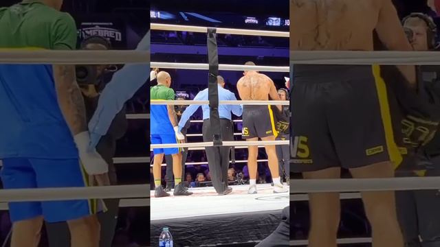 Jeremy Stephens and Jose Aldo slug it out at the end #gamebredboxing