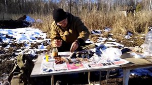 Рыба запеченная во мху
