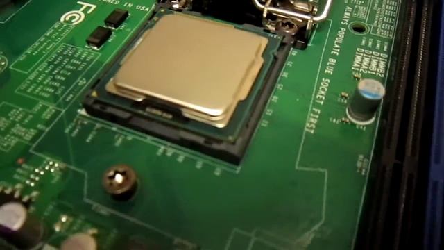 установка процессоров lga 1155 Intel core/celeron/pentium IvyBridge Sandy bridge