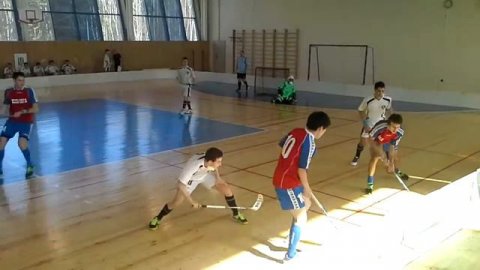 Флорбол. Чемпионата Москвы 2015(Зеленоград) Тайфун - Кольчуга(период 2) 11.04.2015