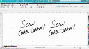 Corel Draw Tips & Tricks Scan someone Handwritten words