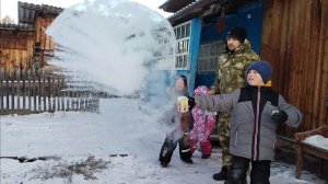 День Рождения Артура 9 лет УРА!!! Выдержал ли деревенский дом мороз -27°?