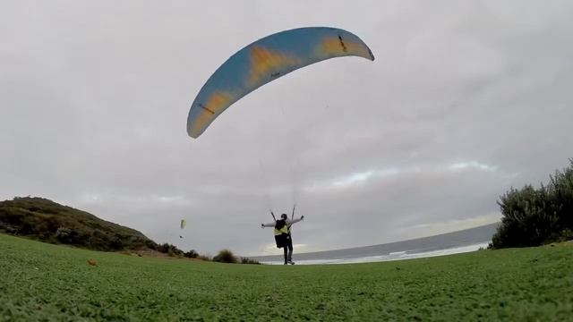 Пампинг параплан (Learning How To Flap.Paragliding)