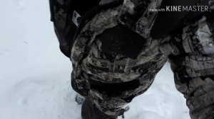 КАРАКАТ БОЛОТОХОД ЗИМОЙ ПО СНЕГУ ( ПУХЛЯКУ )