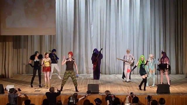 BAZINGA Cosplay Team - Sailor Moon: Crystal (ракурс по центру) смотреть онлайн