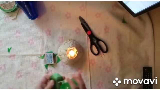 Как сделать  светильник из пластиковых бутылок. М К 2!