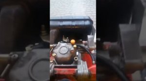 Дизельный мотоблок. Проверка давления масла.