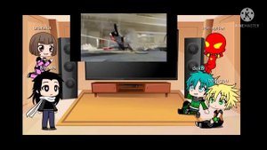 mha react to ps4 spider man gacha life