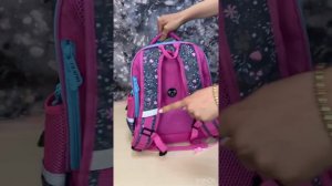 Школьный ранец для девочки Кошечка / ортопедический модный рюкзак / портфель первокласснице 9001